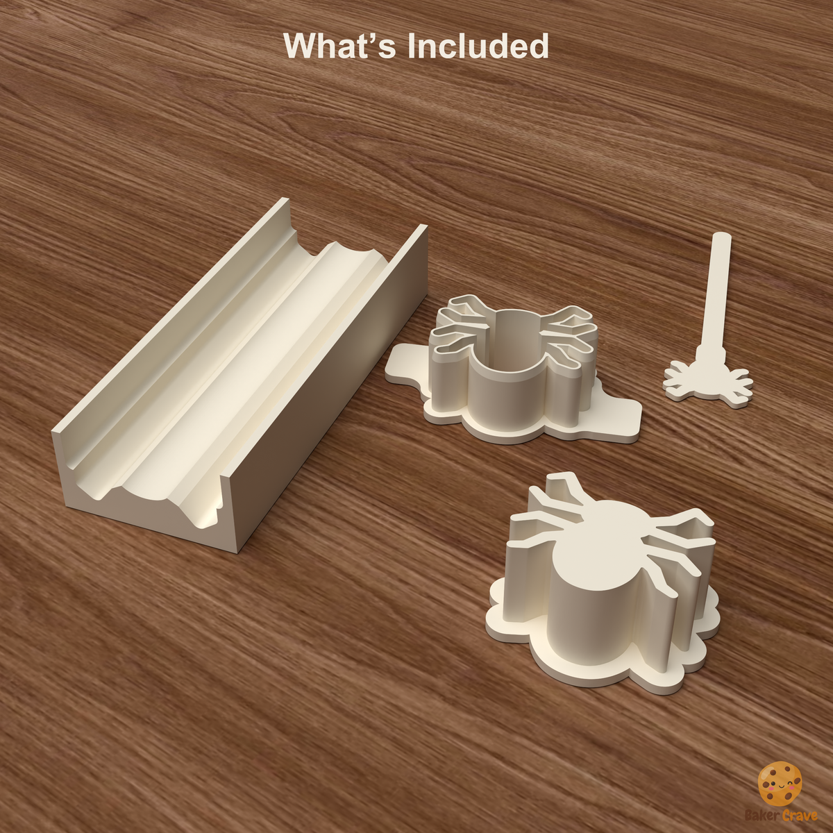 Spider Cake Pop Mold STL File