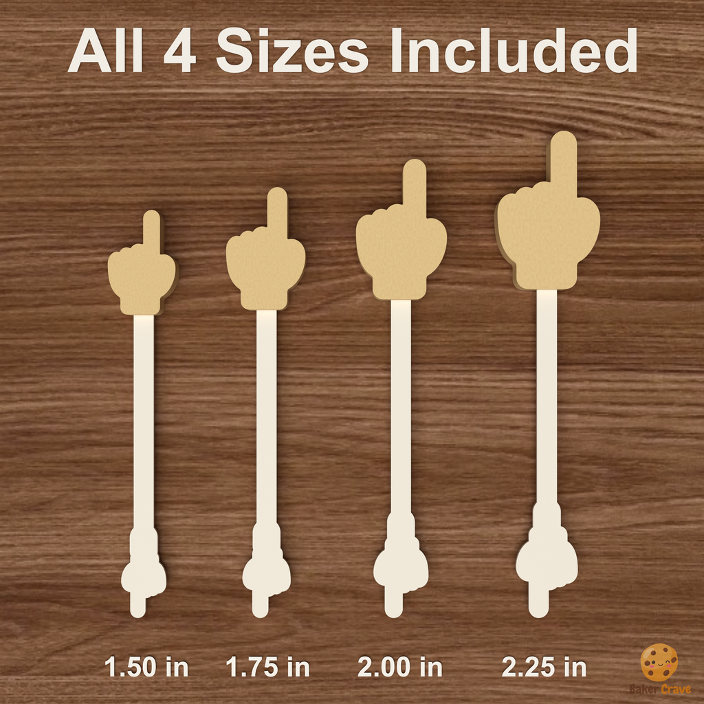 Pointing Finger Cake Pop Mold STL File