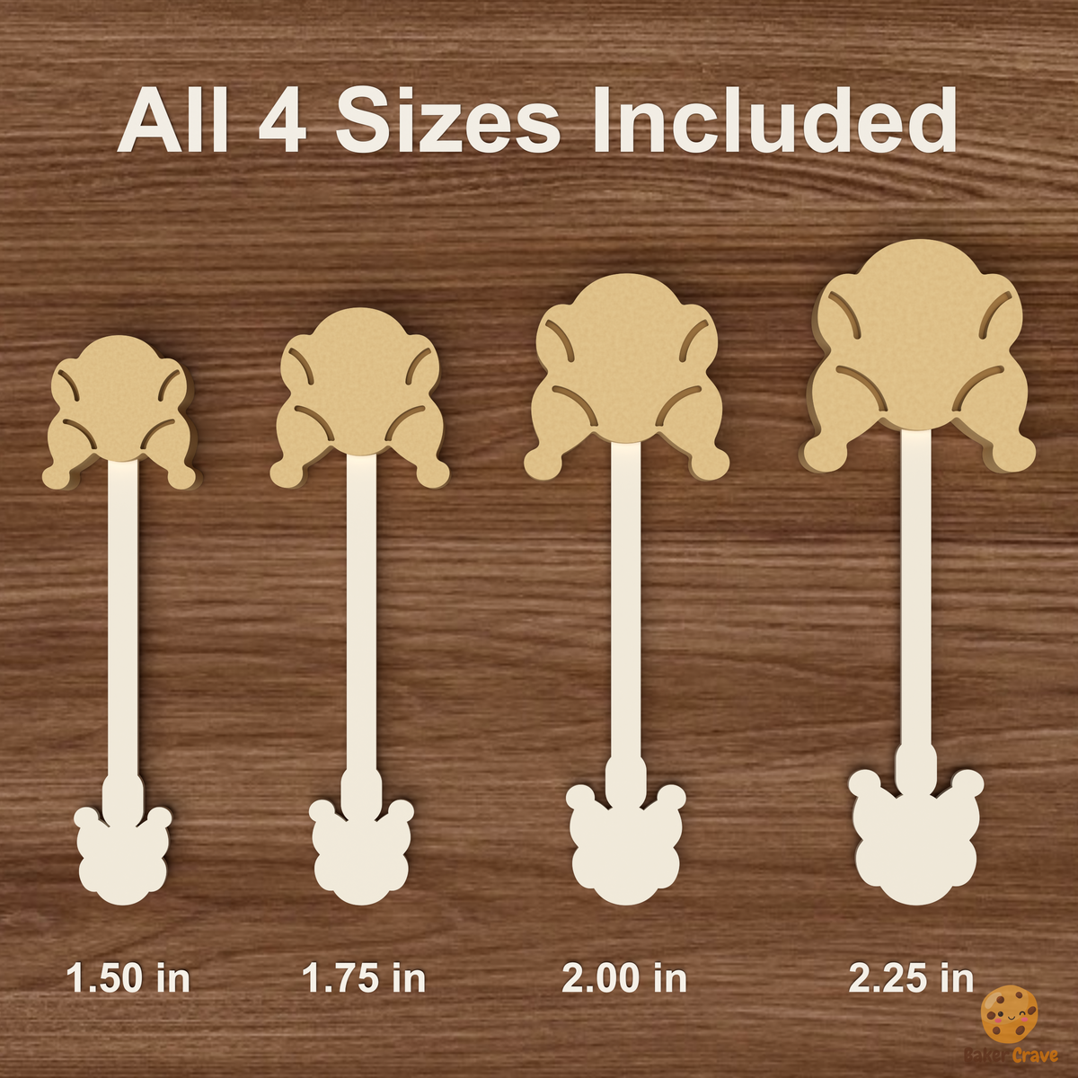 Roasted Turkey Cake Pop Mold STL File