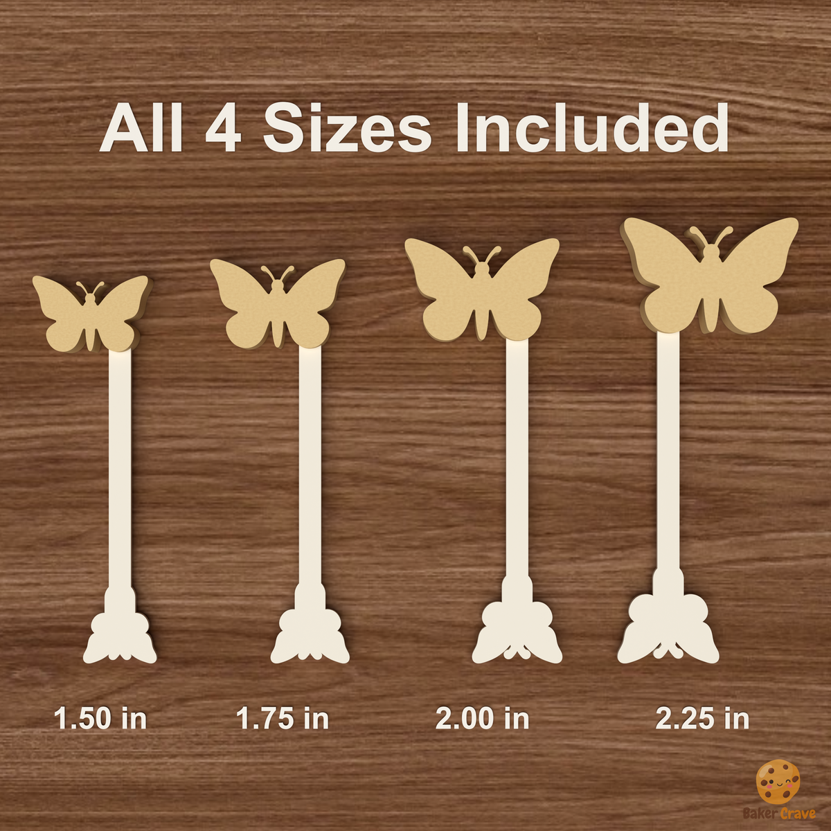 Butterfly Cake Pop Mold STL File
