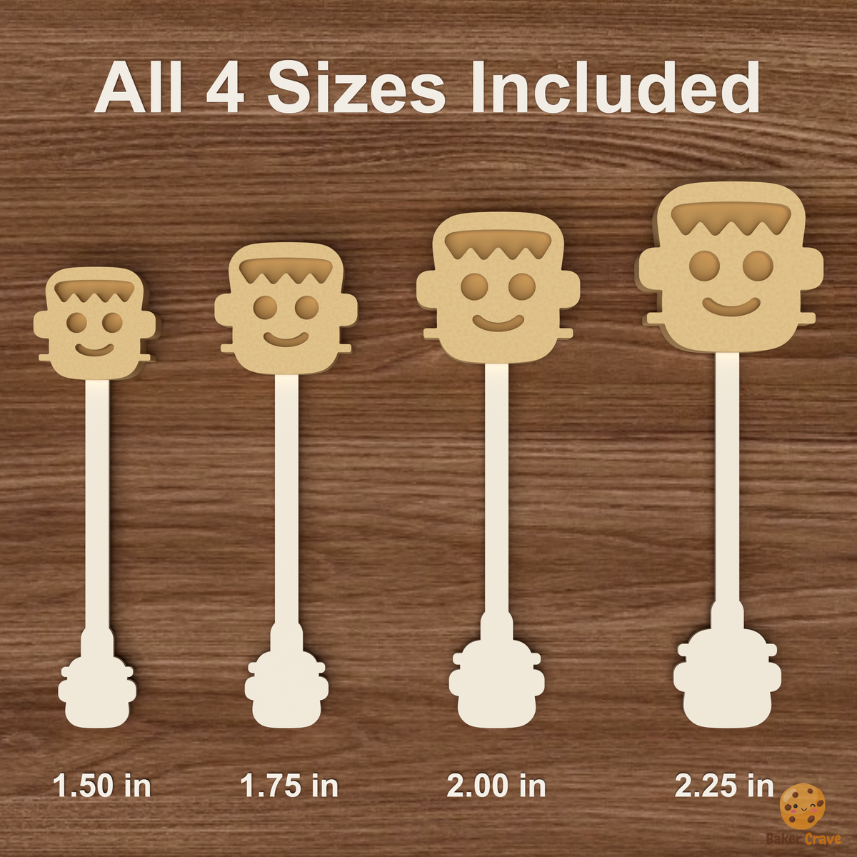 Frankenstein Cake Pop Mold STL File