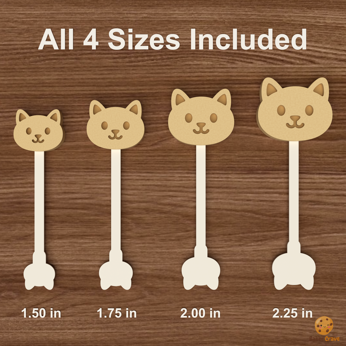 Cat Face Cake Pop Mold STL File