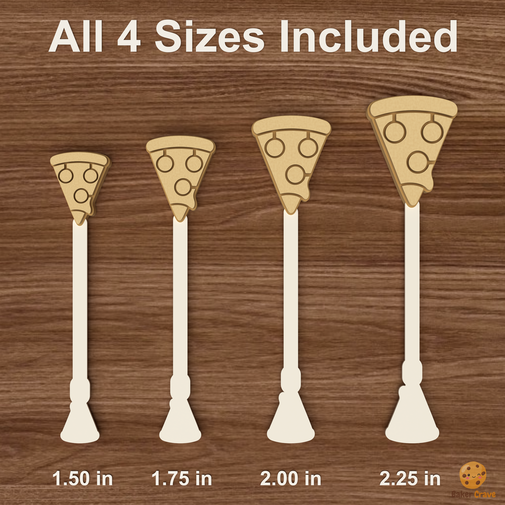 Pizza Slice Cake Pop Mold STL File