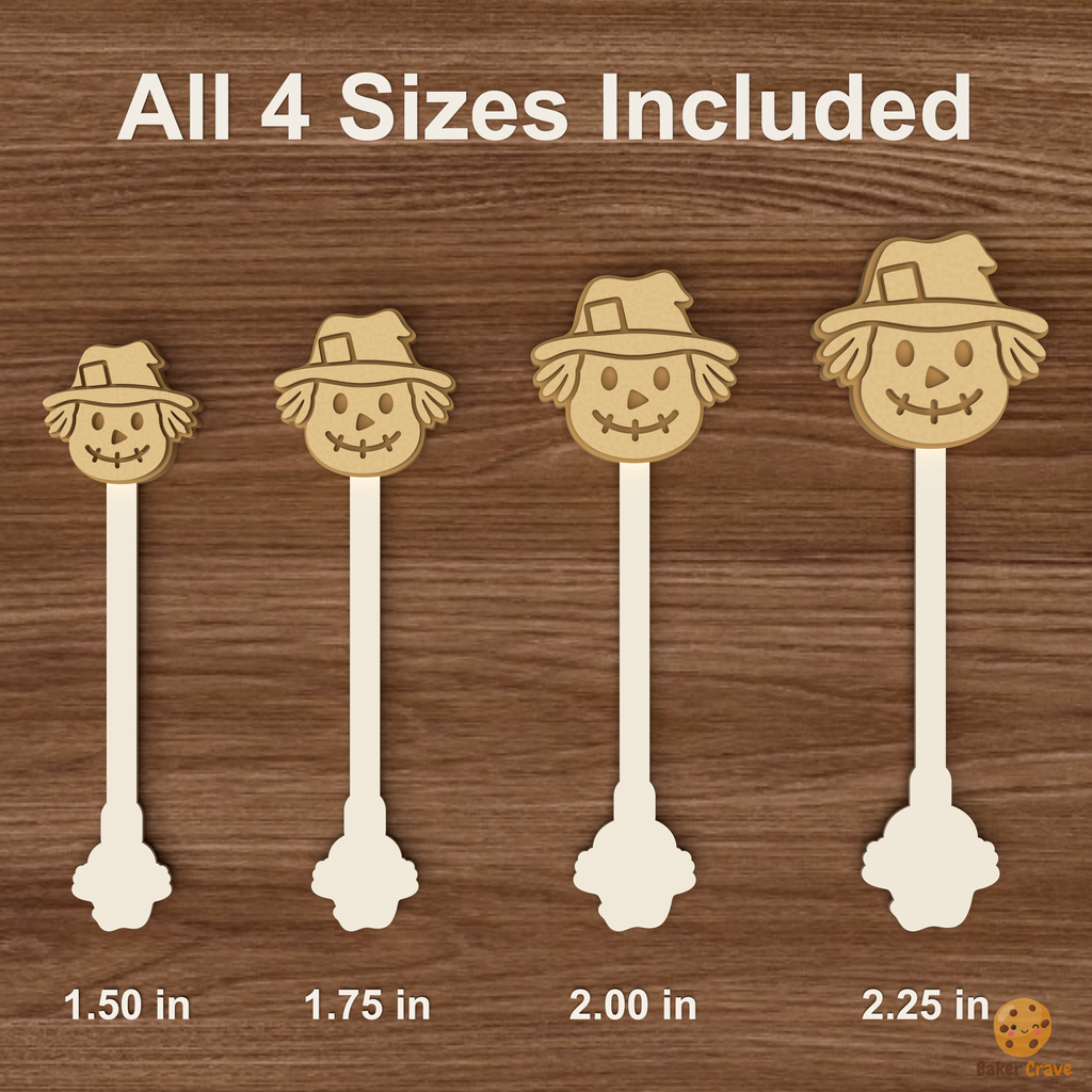 Scarecrow Cake Pop Mold STL File