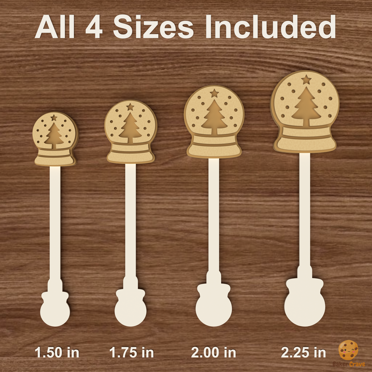 Snow Globe Cake Pop Mold STL File