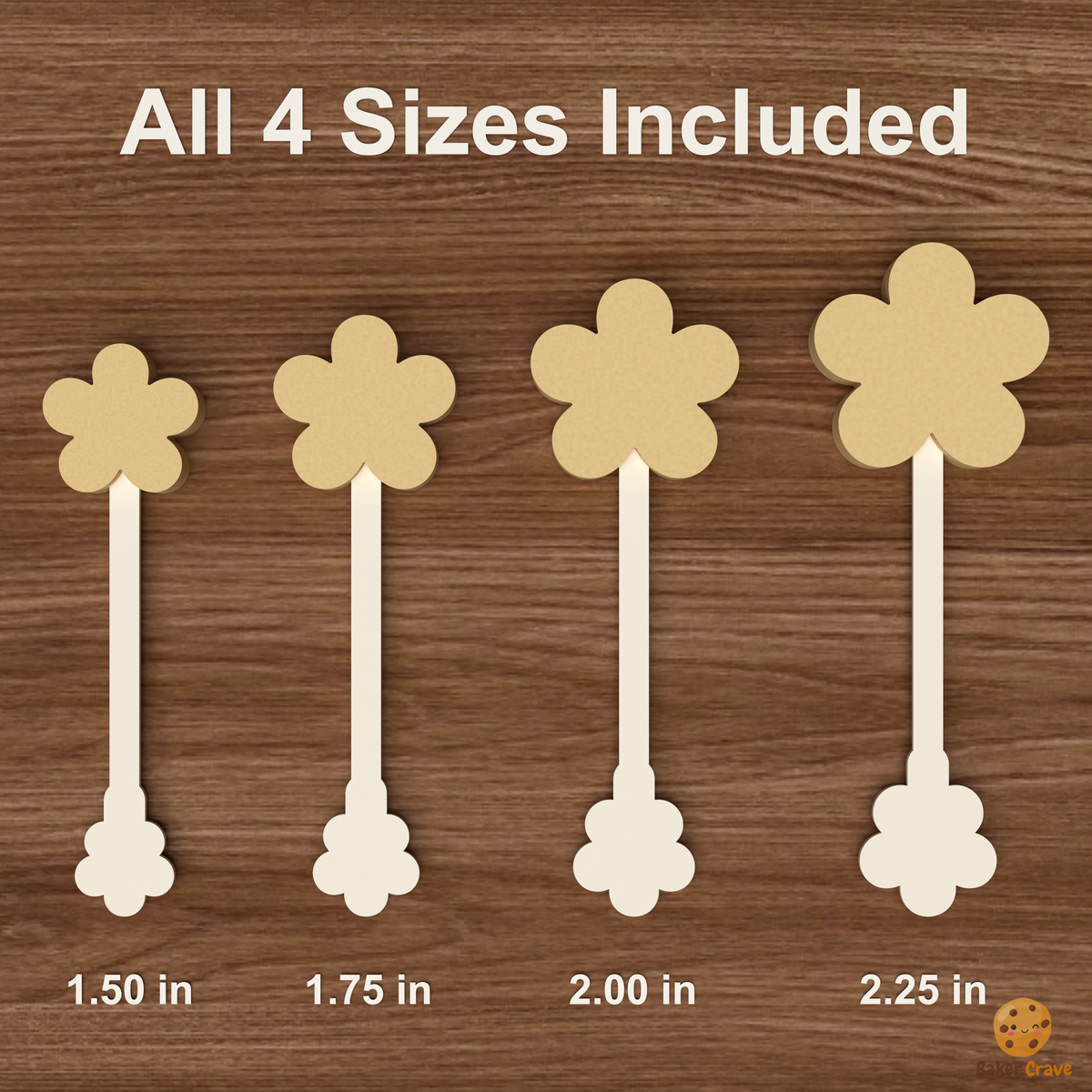 Daisy Cake Pop Mold STL File