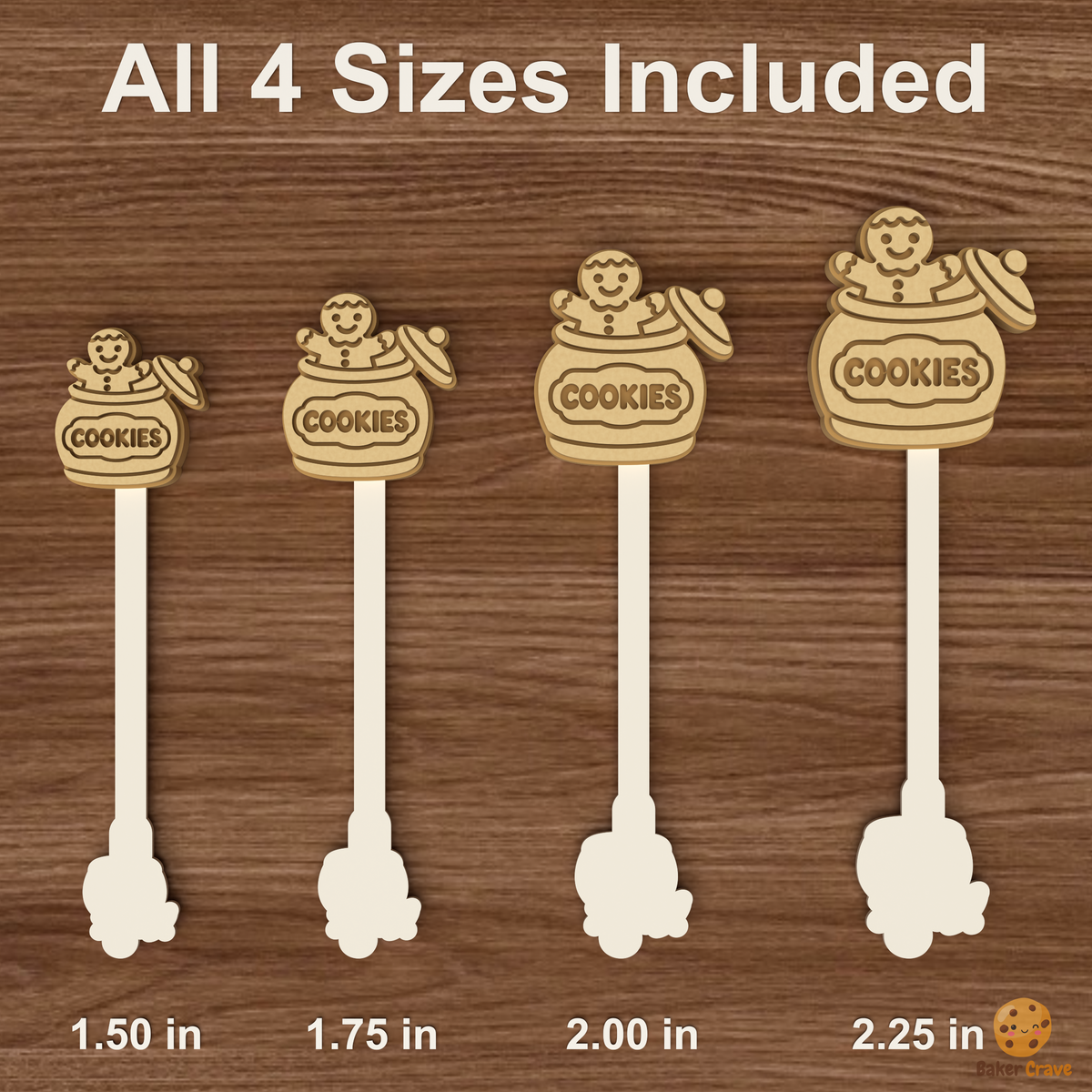 Gingerbread Cookie Jar Cake Pop Mold STL File