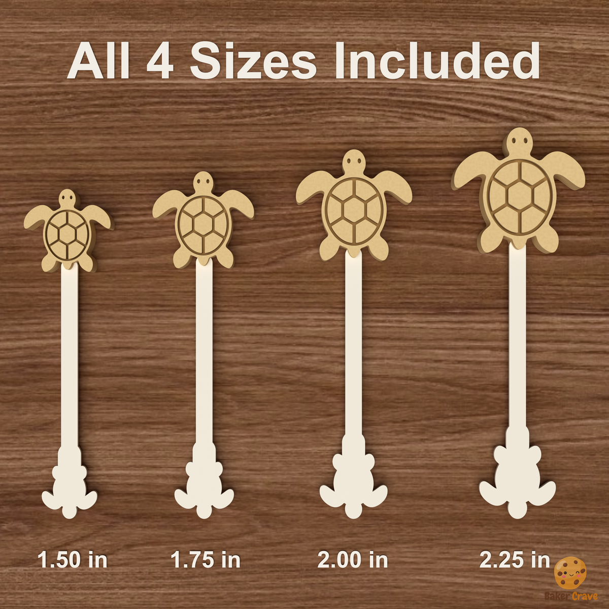Sea Turtle Cake Pop Mold STL File