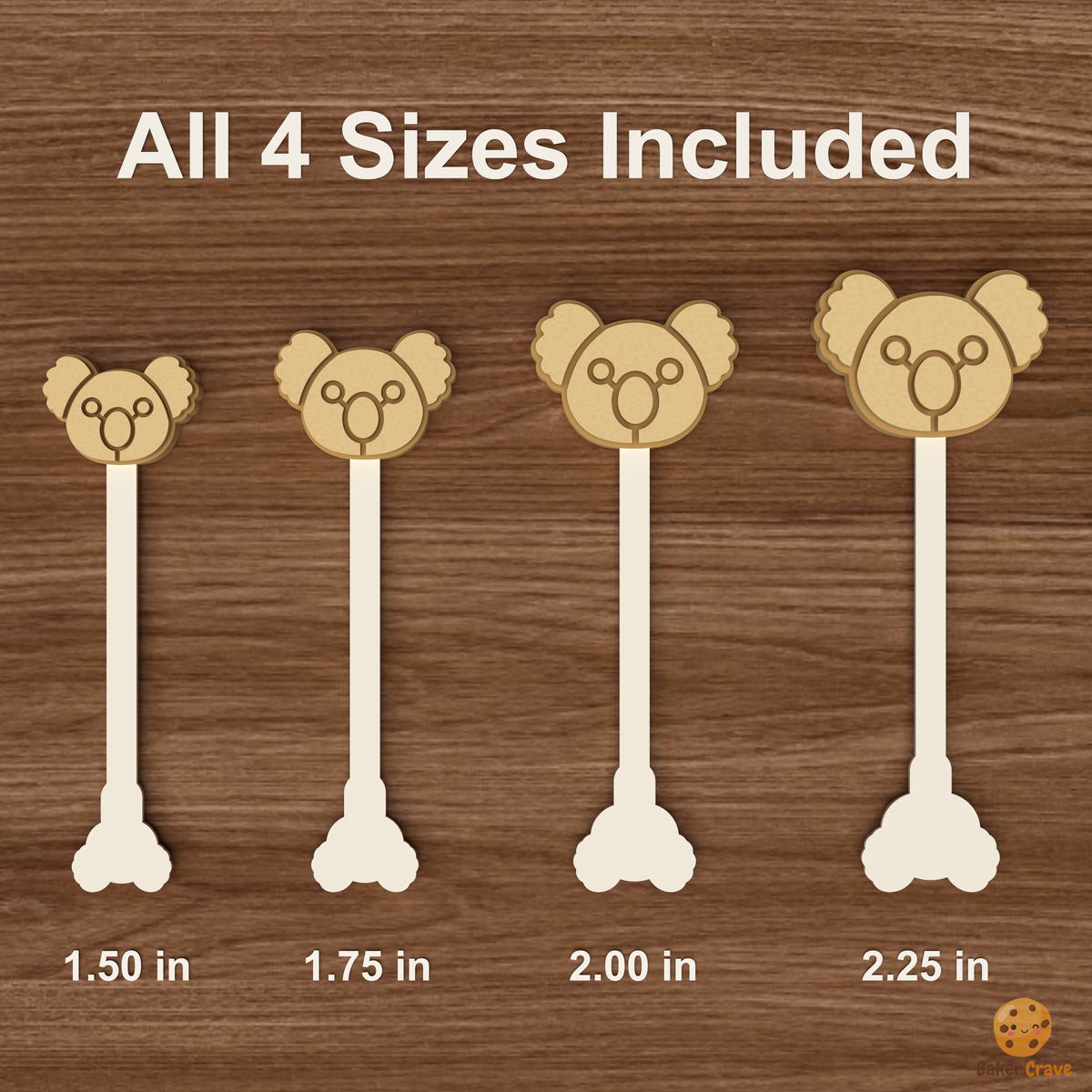 Koala Cake Pop Mold STL File