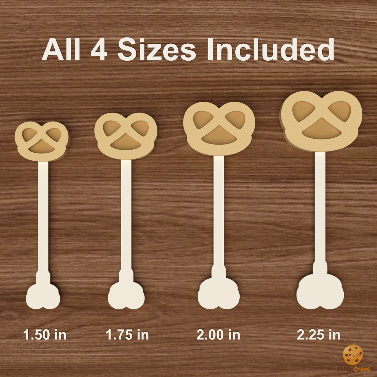 Soft Pretzel Cake Pop Mold STL File