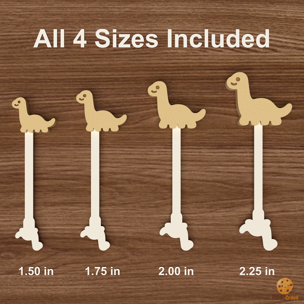 Brontosaurus Cake Pop Mold STL File