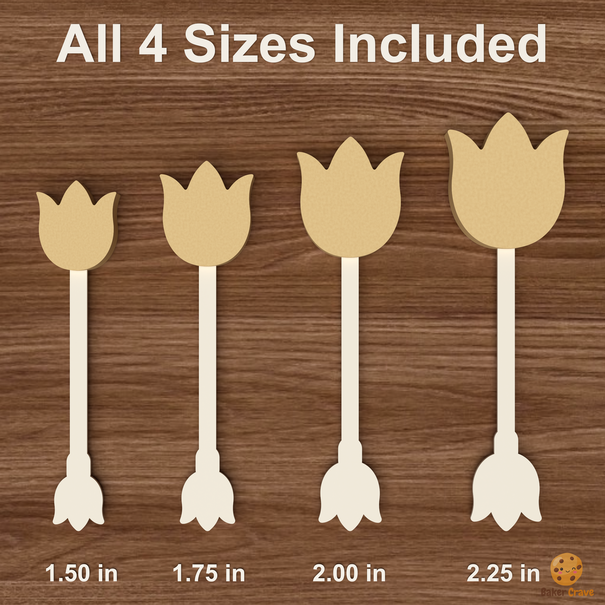 Tulip Flower Cake Pop Mold STL File