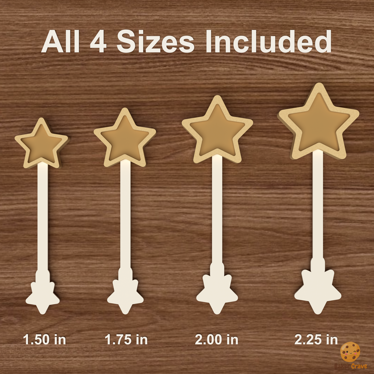 Filled Star Cake Pop Mold STL File