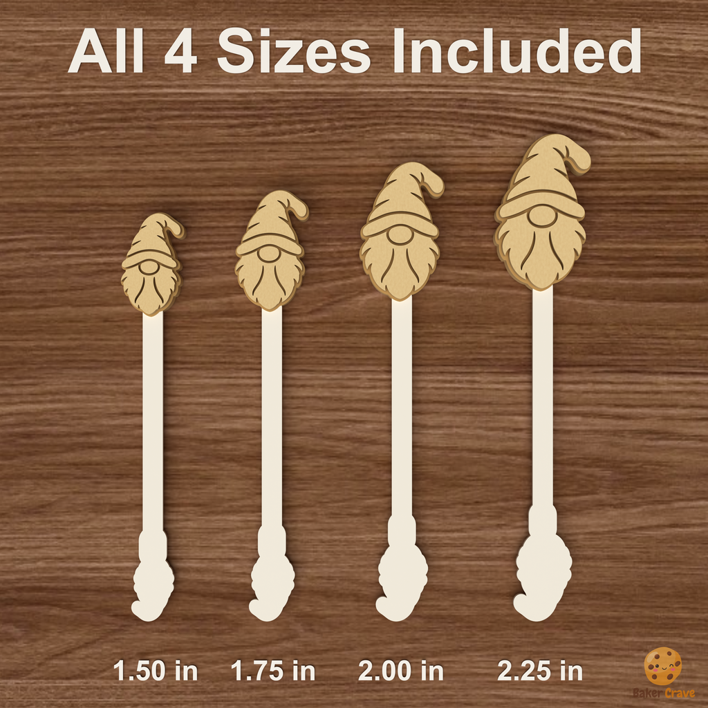 Gnome Cake Pop Mold STL File