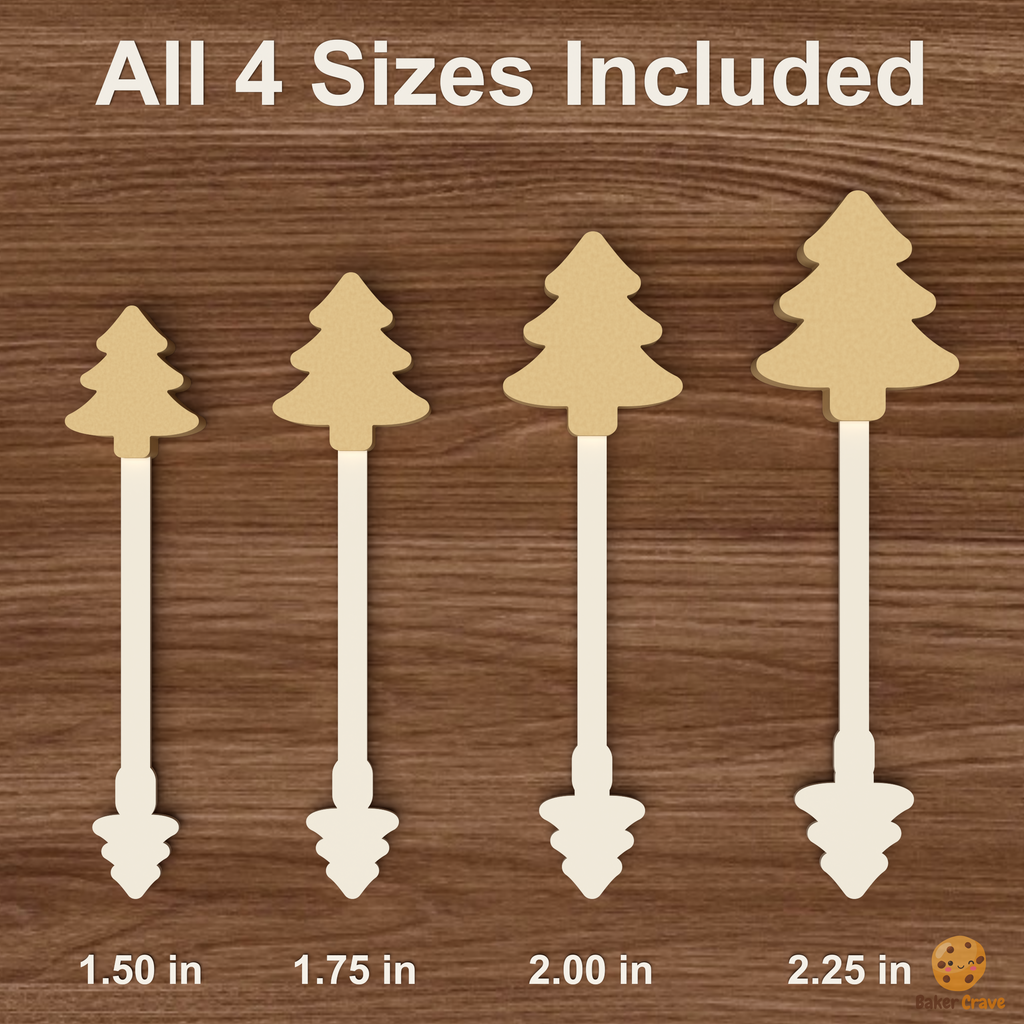 Christmas Tree Cake Pop Mold STL File