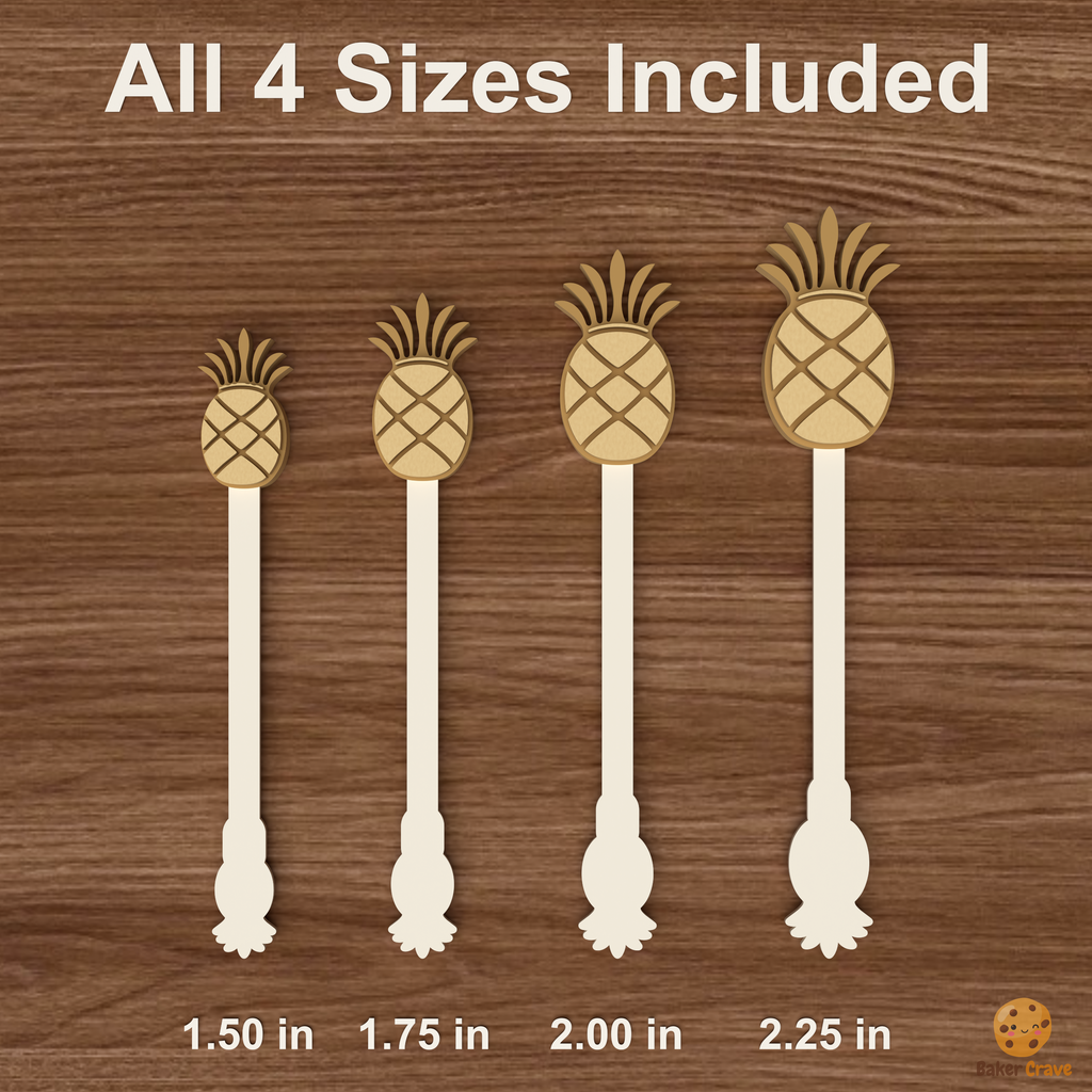 Pineapple Cake Pop Mold STL File