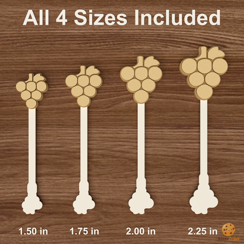 Grape Cluster Cake Pop Mold STL File