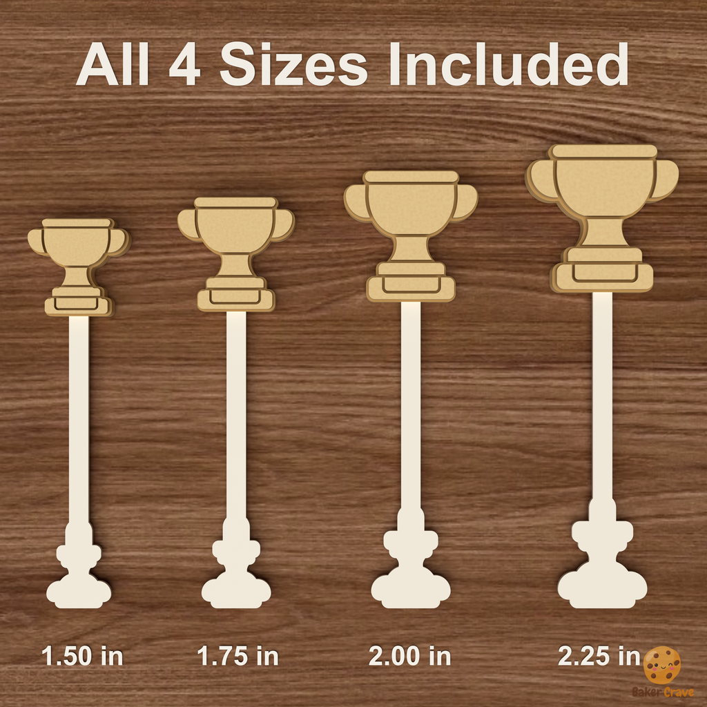 Trophy Cup Cake Pop Mold STL File