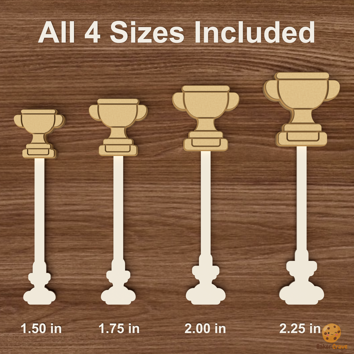 Trophy Cup Cake Pop Mold STL File