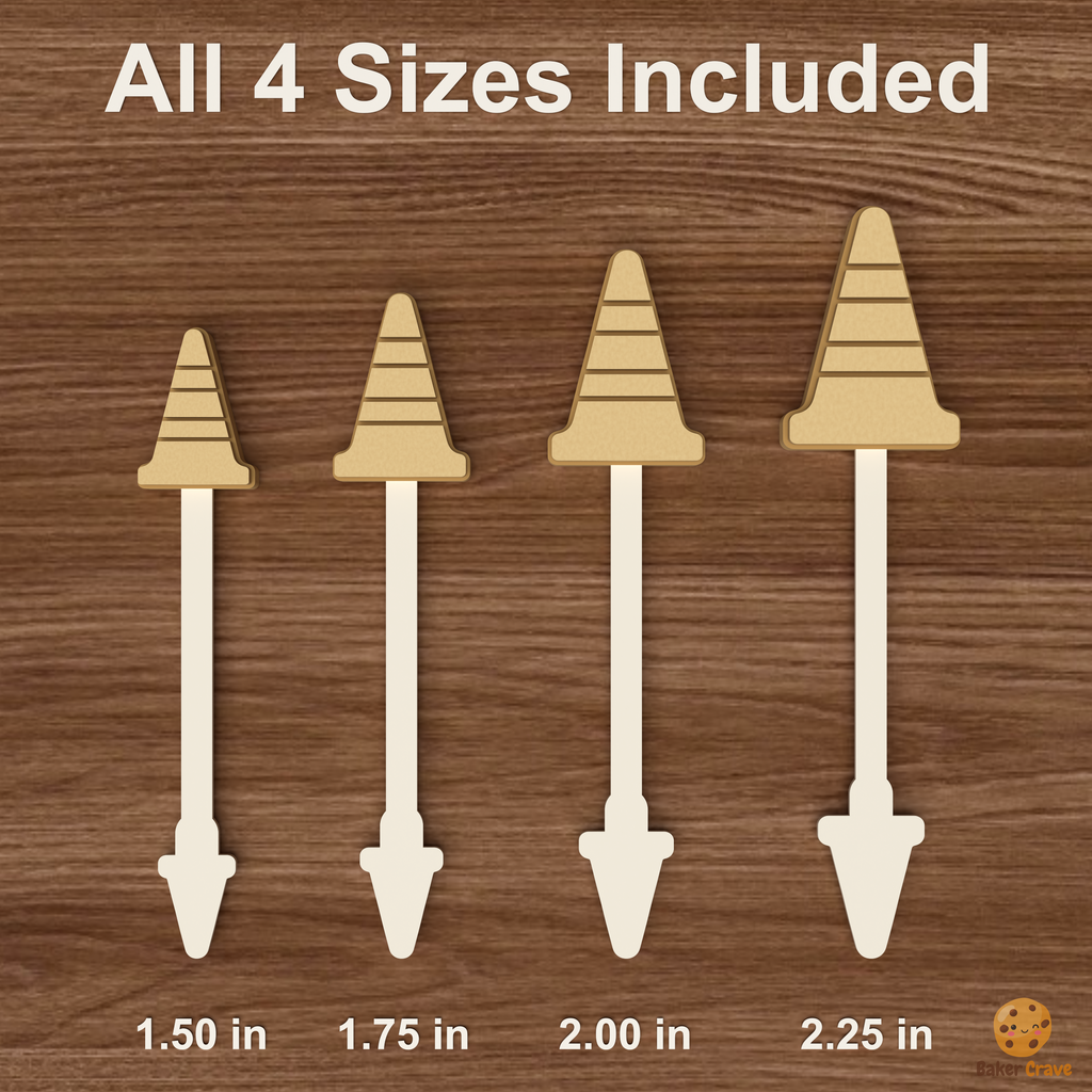 Traffic Cone Cake Pop Mold STL File