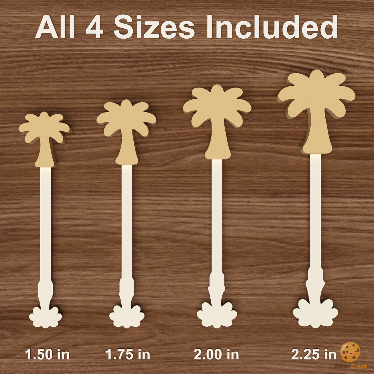 Palm Tree Cake Pop Mold STL File