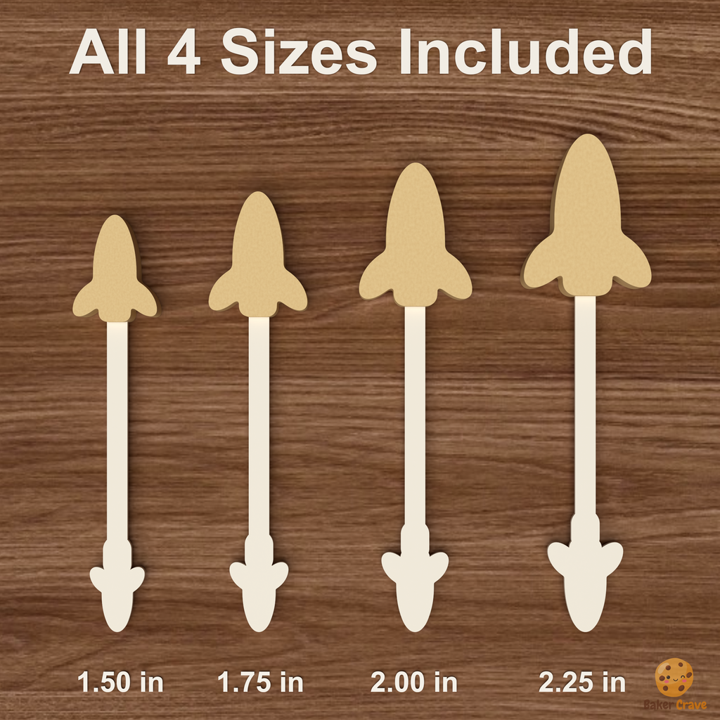 Rocket Ship Cake Pop Mold STL File