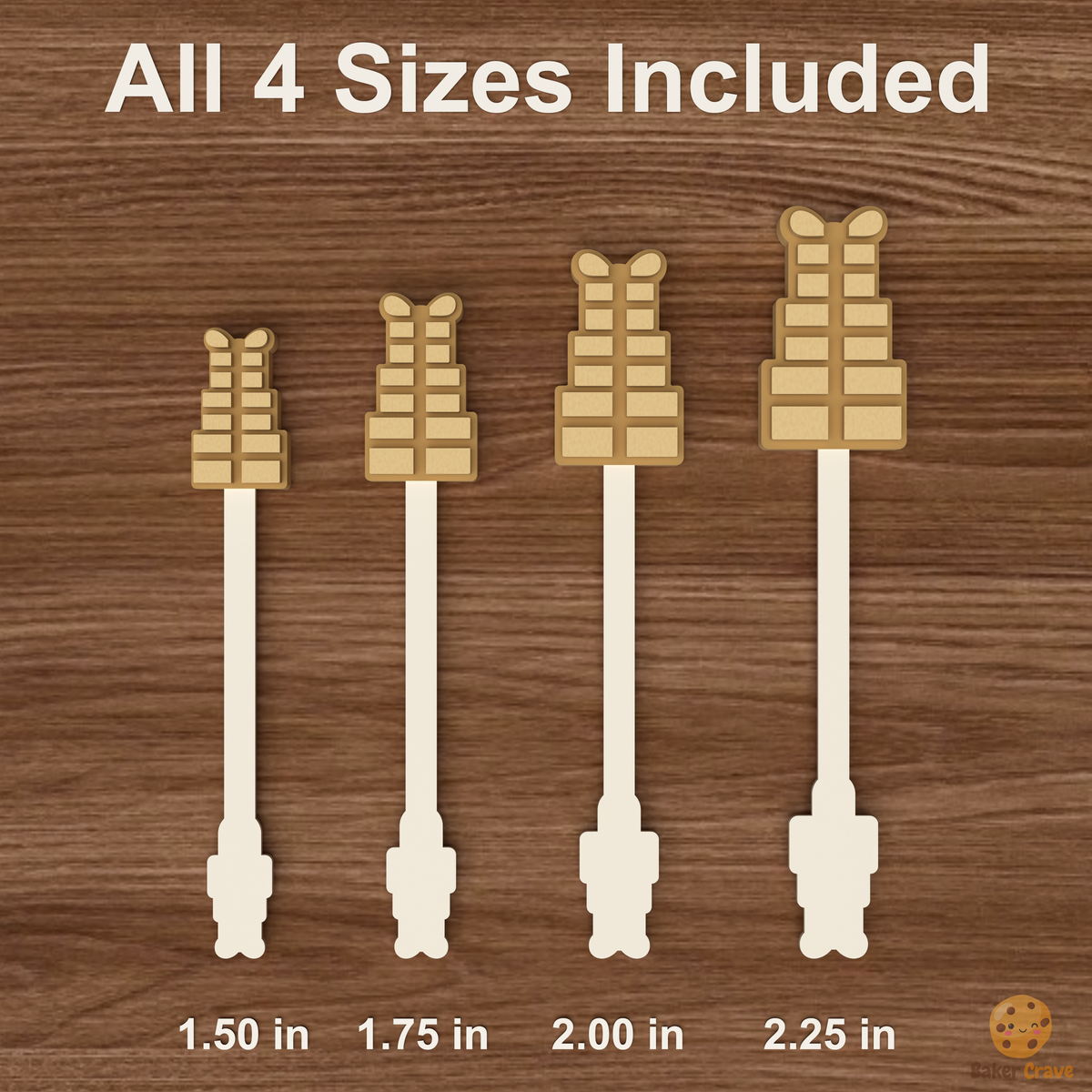 Stacked Gifts Cake Pop Mold STL File