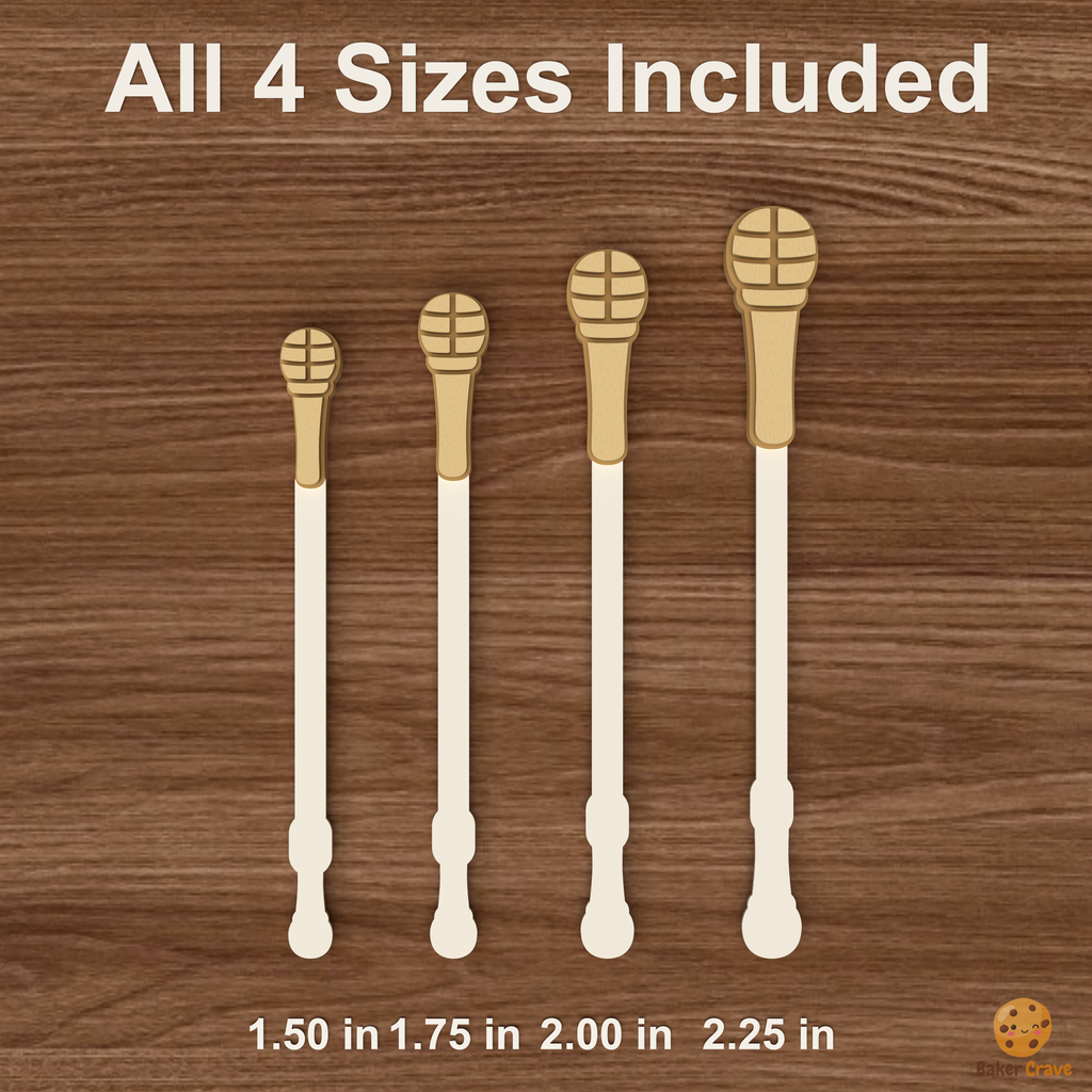 Microphone Cake Pop Mold STL File