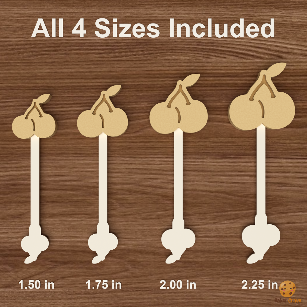 Double Cherry Cake Pop Mold STL File