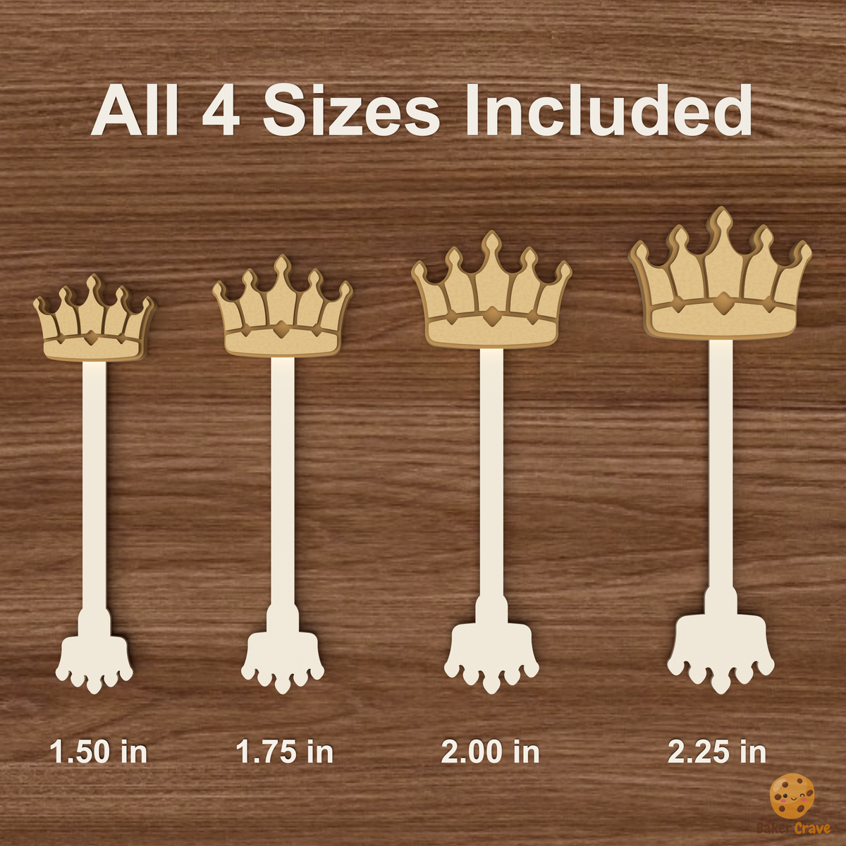 Crown Cake Pop Mold STL File