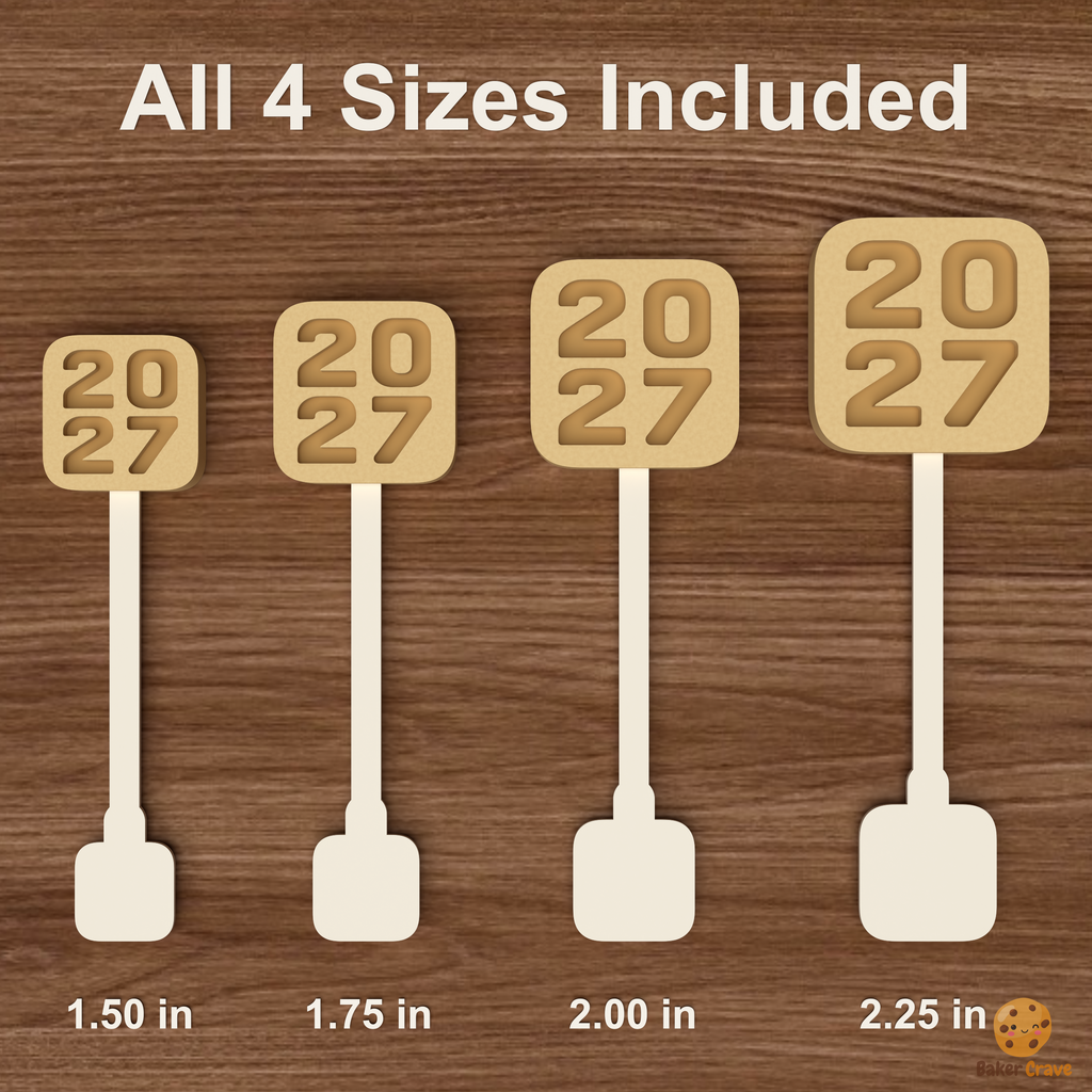Stacked Cake Pop Mold STL File