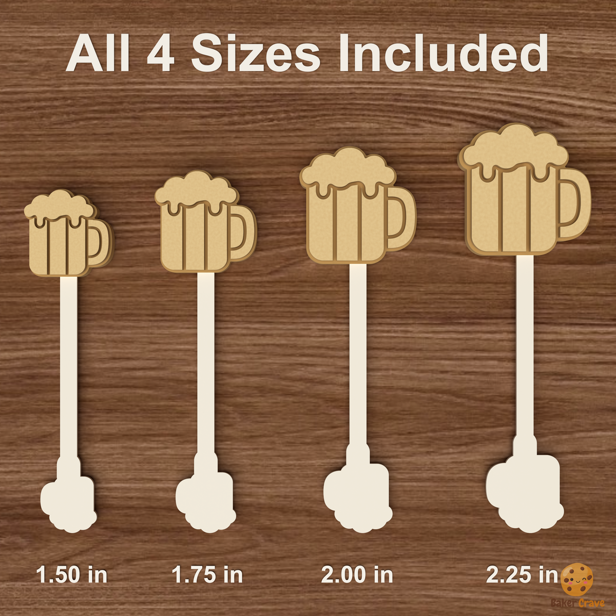 Beer Mug Cake Pop Mold STL File