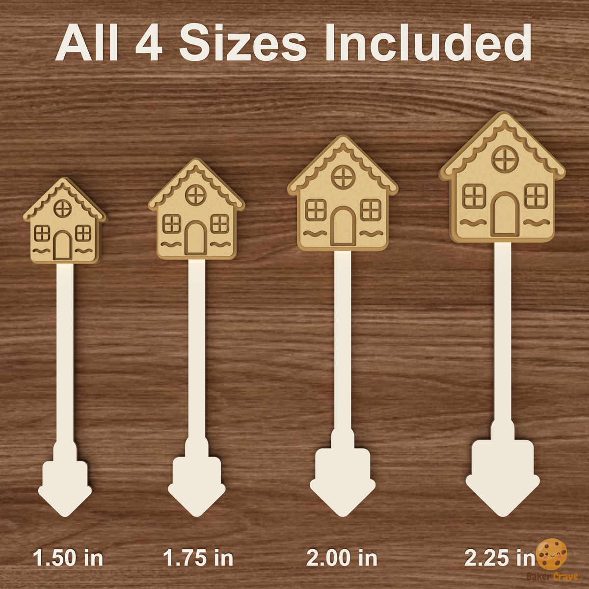 Gingerbread House Cake Pop Mold STL File