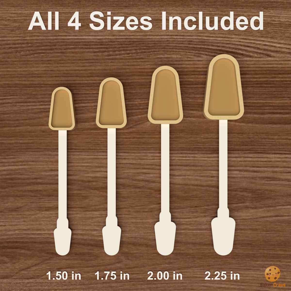 Filled Tapered Cake Pop Mold STL File