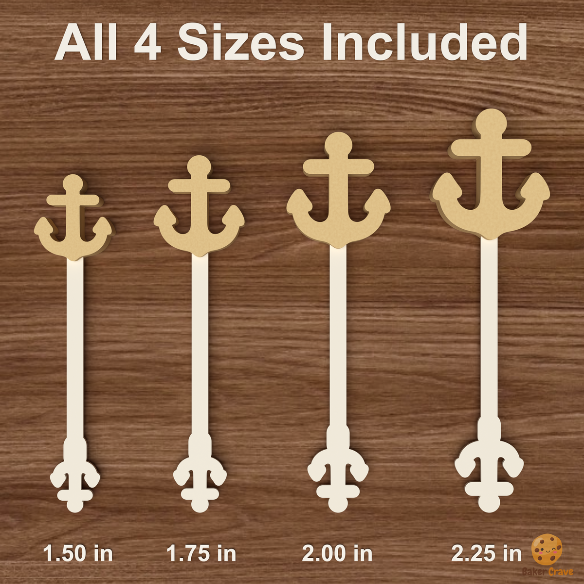 Anchor Cake Pop Mold STL File