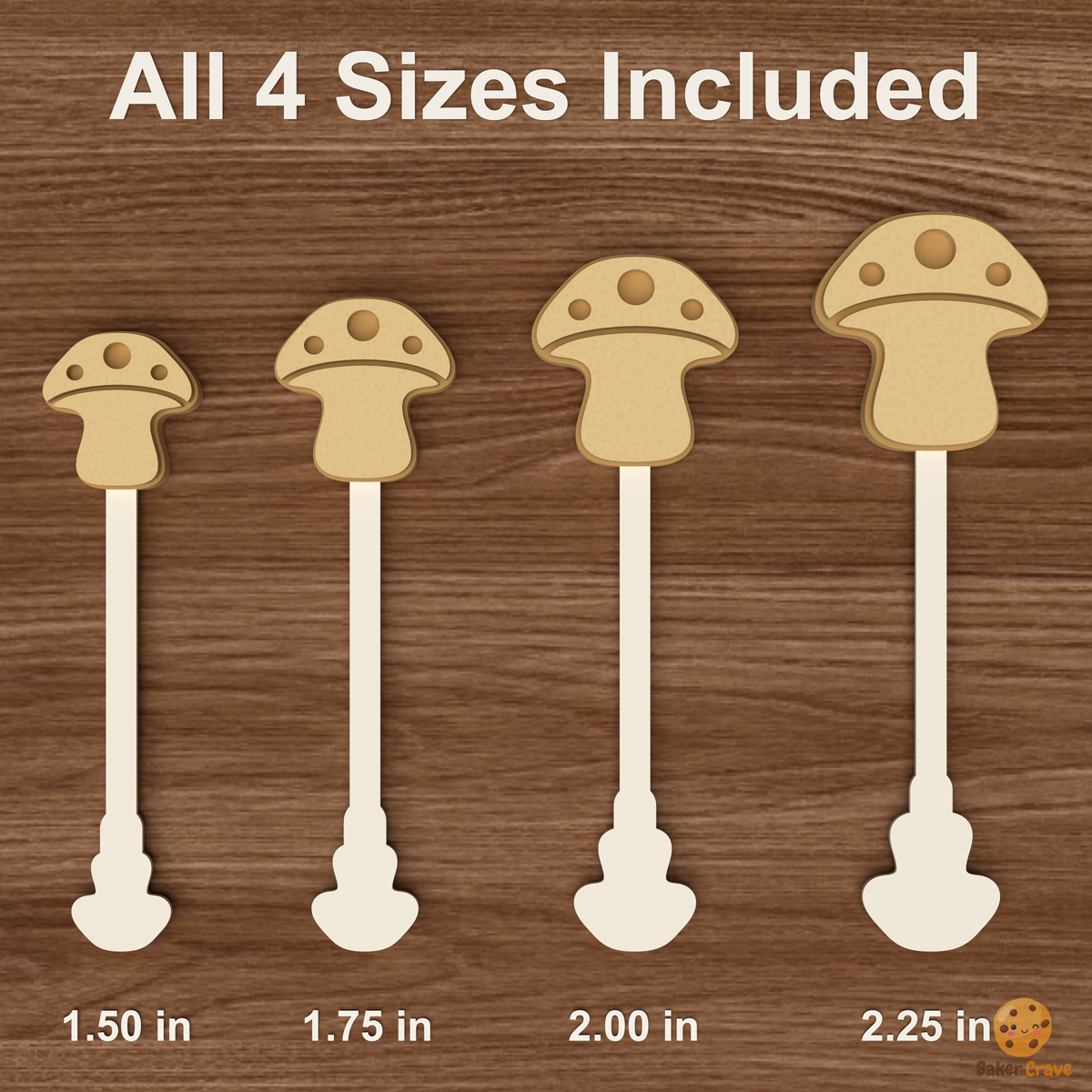 Mushroom Cake Pop Mold STL File