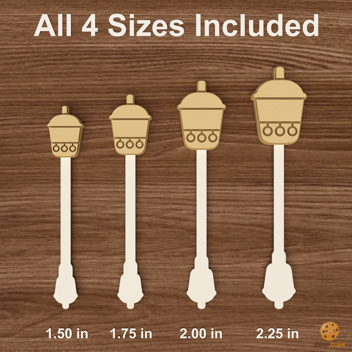 Boba Tea Cup Cake Pop Mold STL File
