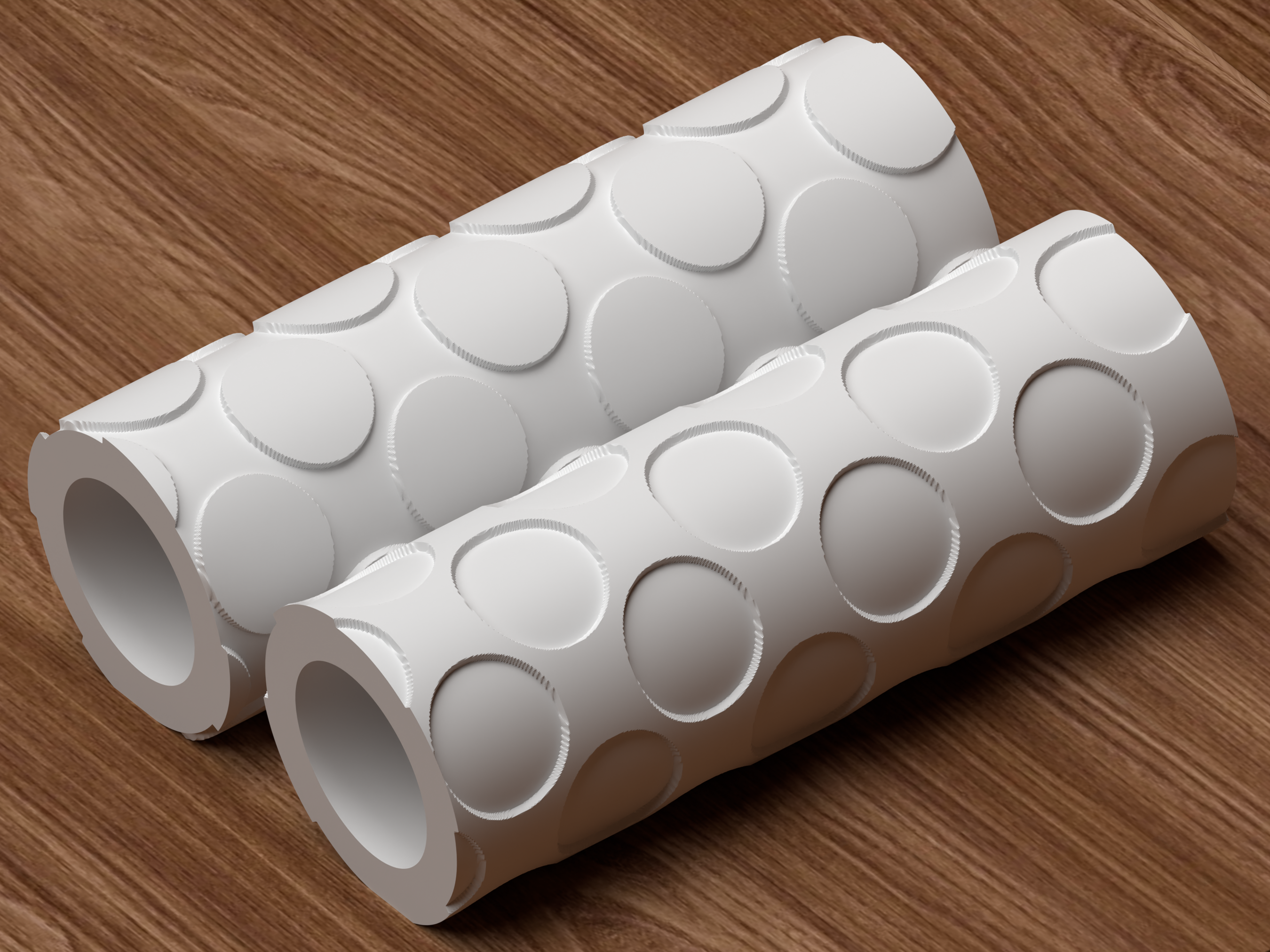 Oversized Polka Dot Textured Roller STL File - 05 roller only product shot