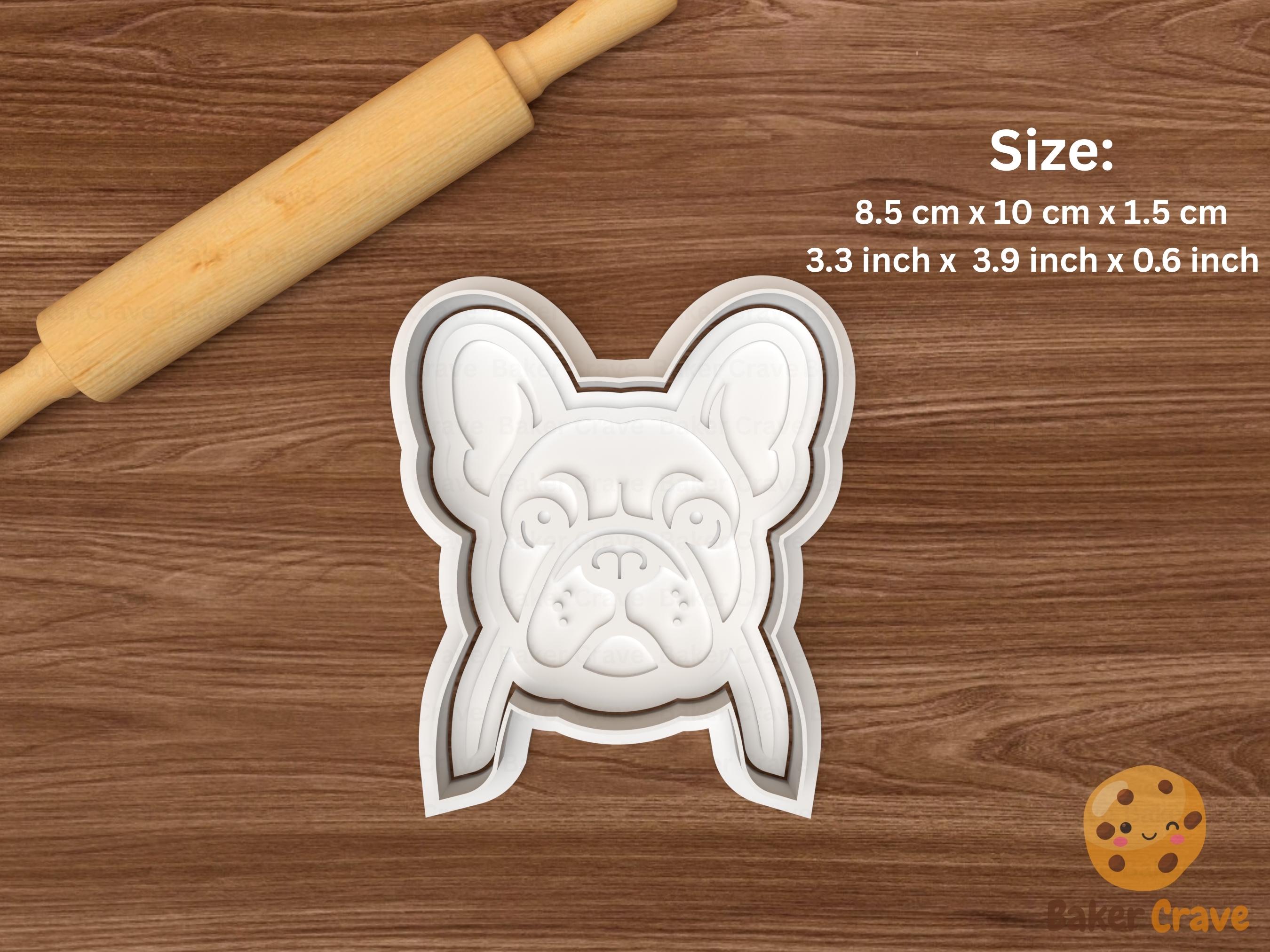French Bulldog Cookie Cutter Set STL File