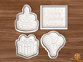 Birthday Cookie Cutter Set STL File