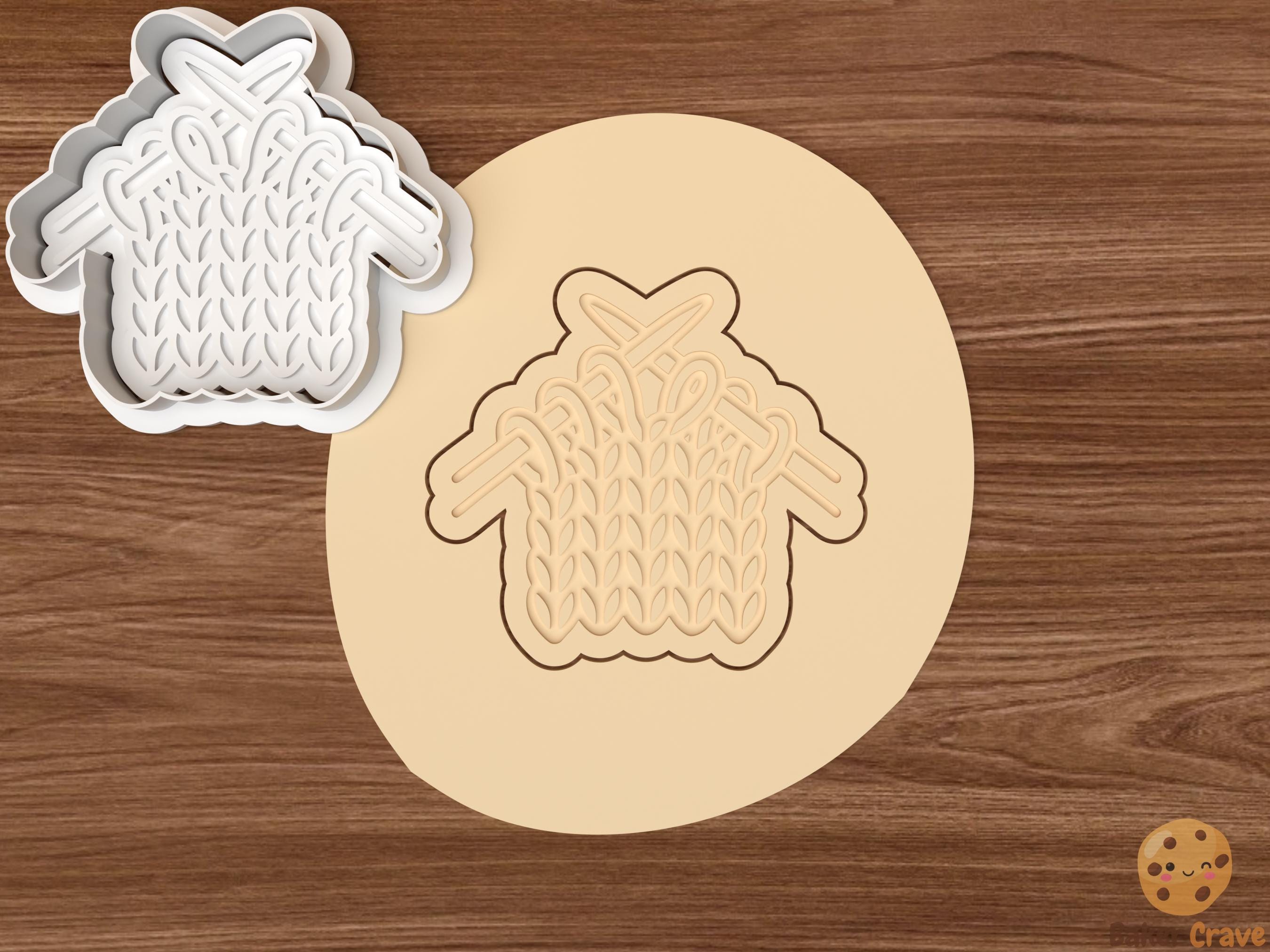 Knitting Cookie Cutter Set STL File