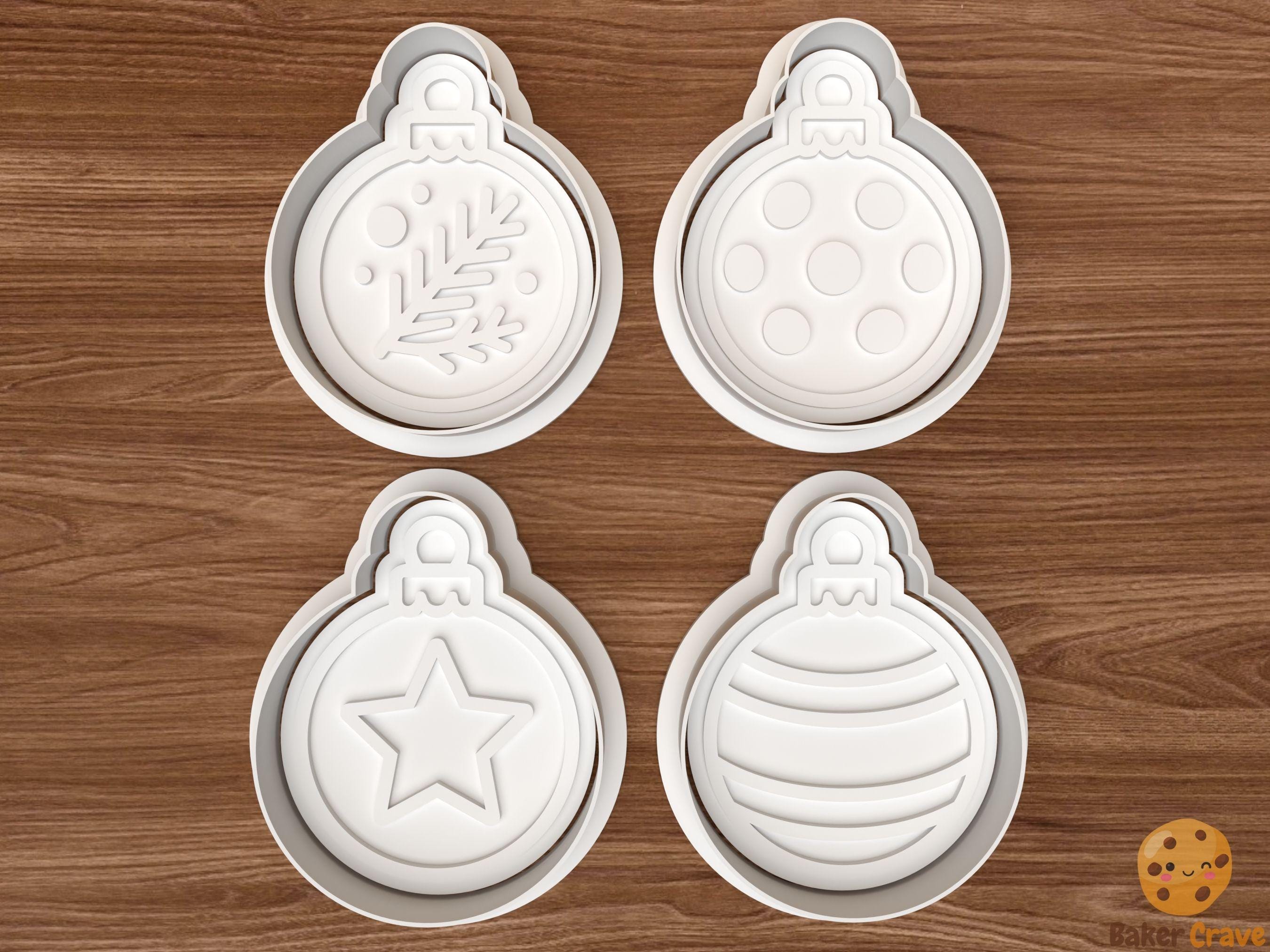Christmas Baubles Cookie Cutter Set STL File