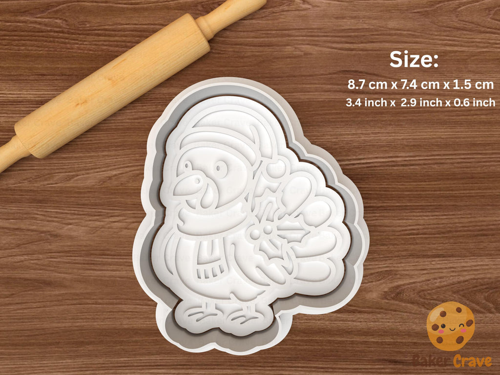 Christmas Turkey Cookie Cutter Set STL File