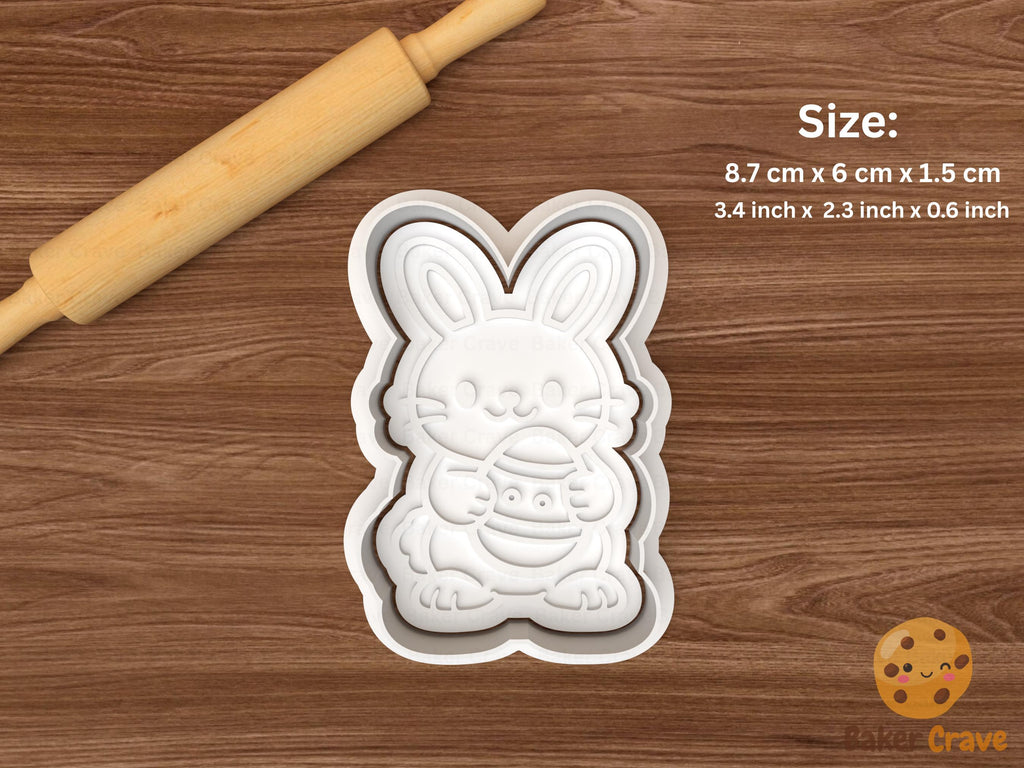 Easter Bunny Cookie Cutter Set STL File