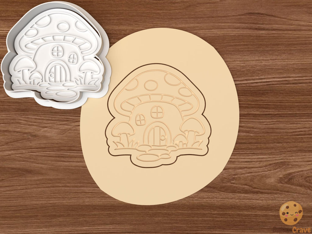 Fairy Mushroom Cookie Cutter Set STL File