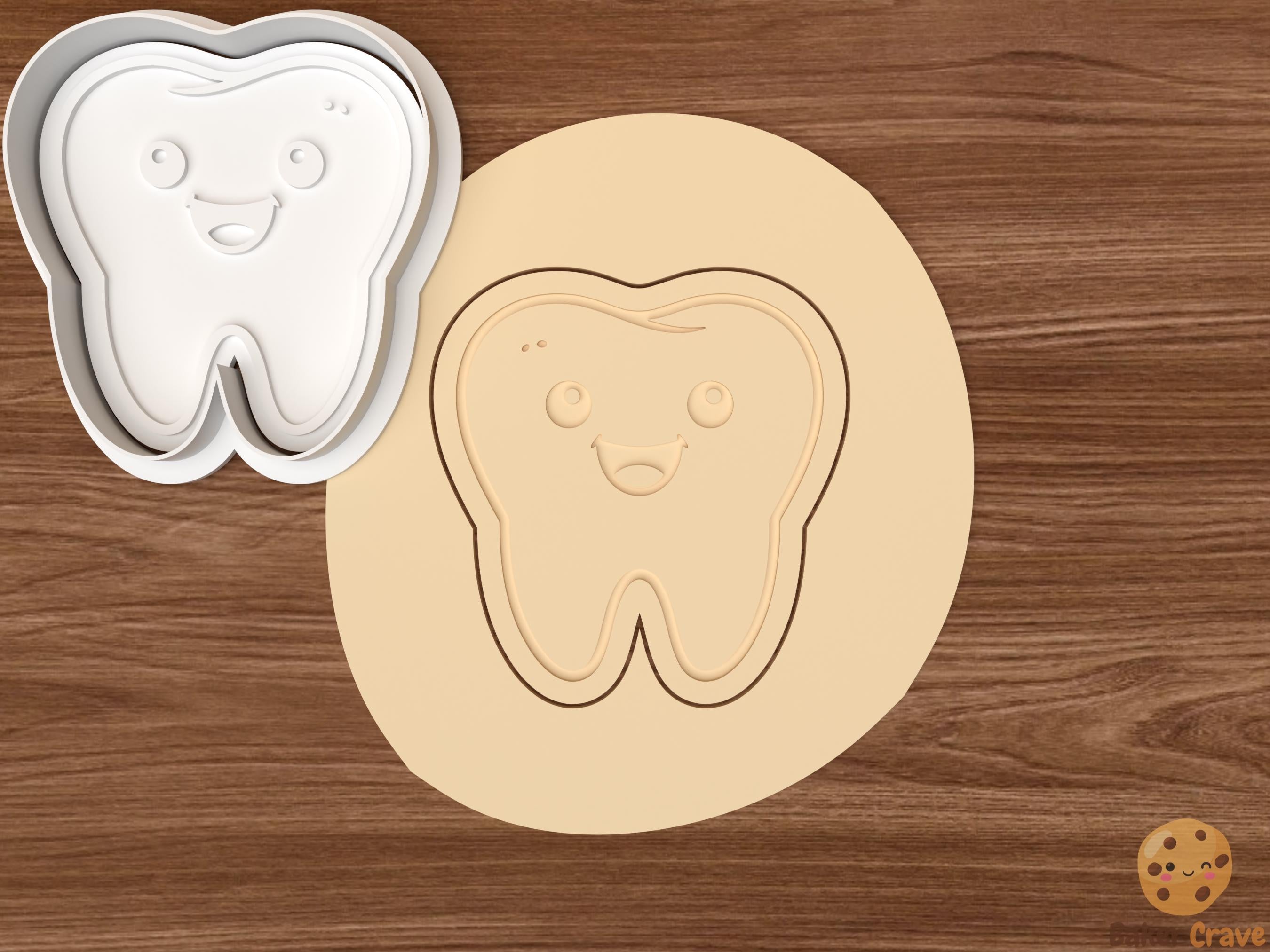 Tooth Cookie Cutter Set STL File