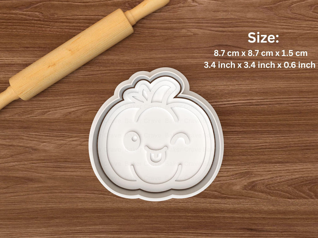 Kawaii Pumpkin Cookie Cutter Set STL File