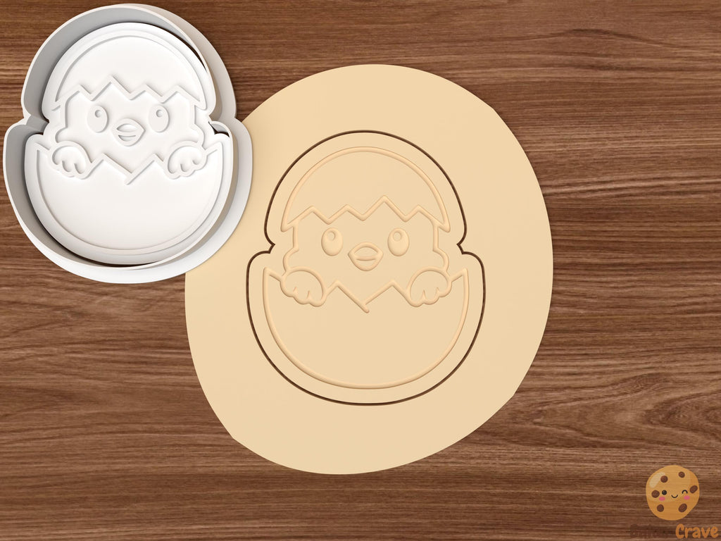 Easter Chick Cookie Cutter Set STL File