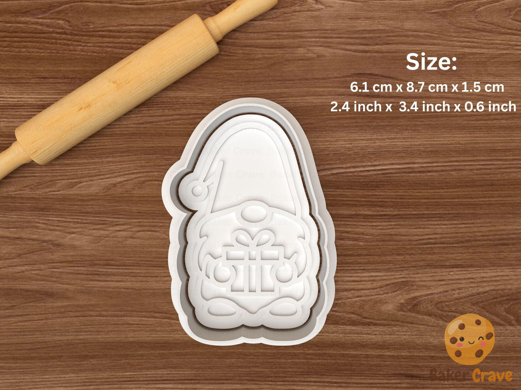 Christmas Gnomes Cookie Cutter Set STL File