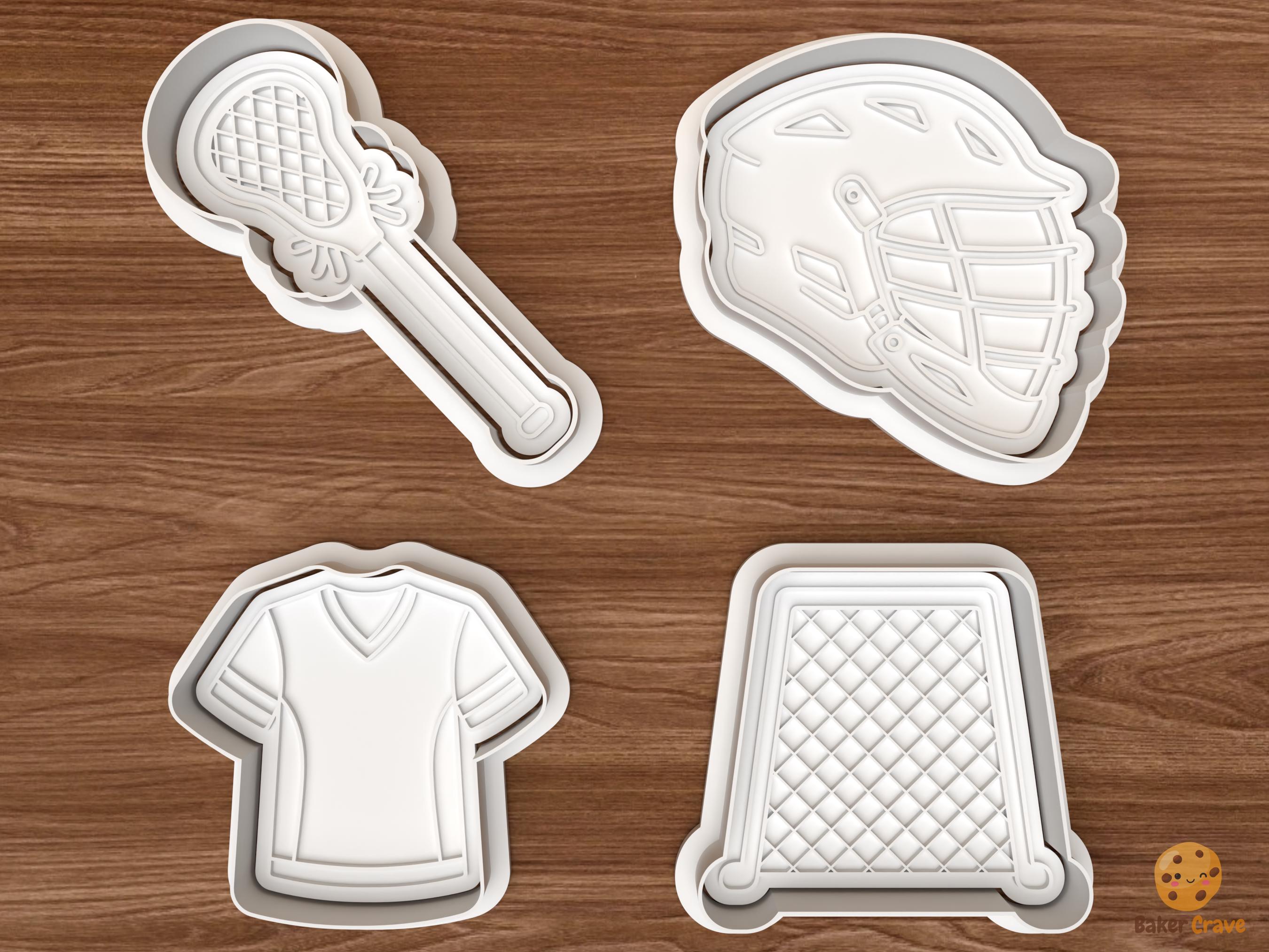 Lacrosse Cookie Cutter Set STL File